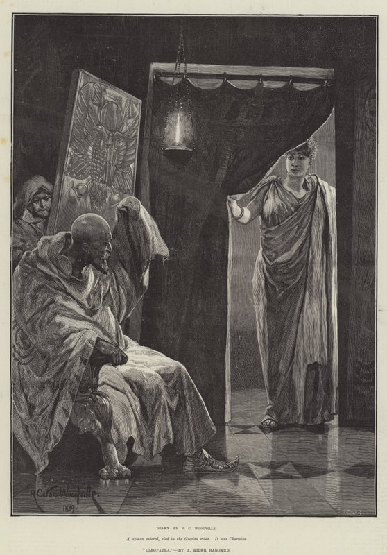 Kleopatra od H Ridera Haggarda od Richard Caton Woodville junior