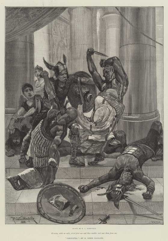 Kleopatra od H Ridera Haggarda od Richard Caton Woodville junior