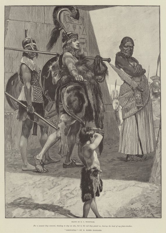 Kleopatra od H Ridera Haggarda od Richard Caton Woodville junior