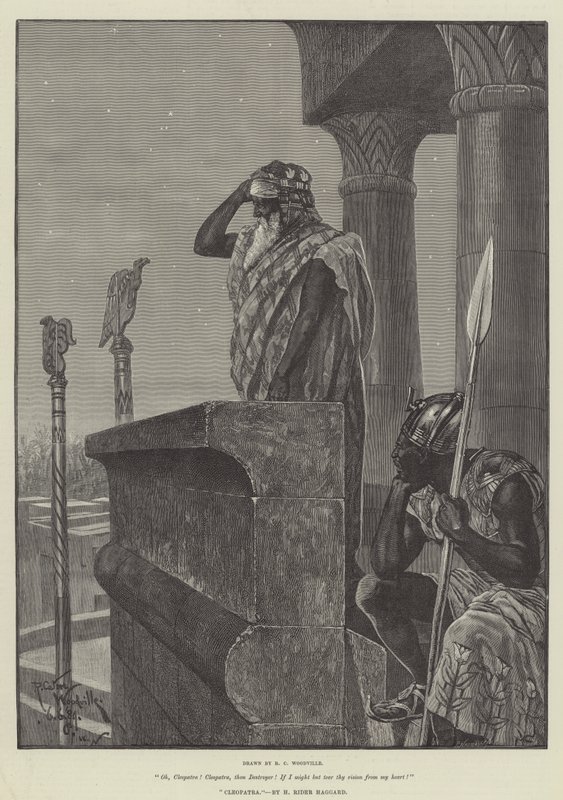 Kleopatra od H Ridera Haggarda od Richard Caton Woodville junior