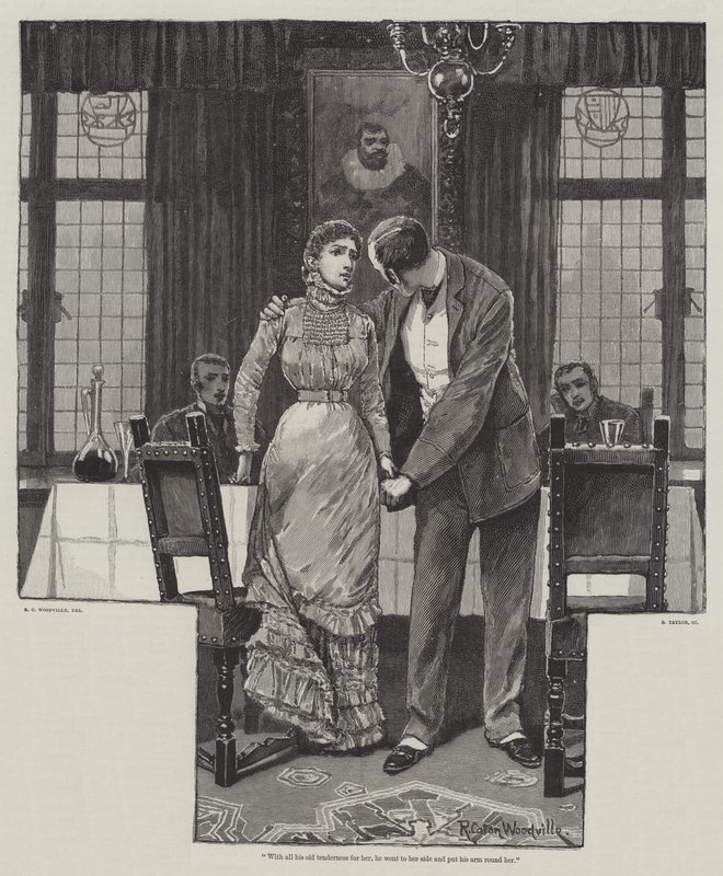 Eyrovo zproštění viny od Helen Mathersové od Richard Caton Woodville junior