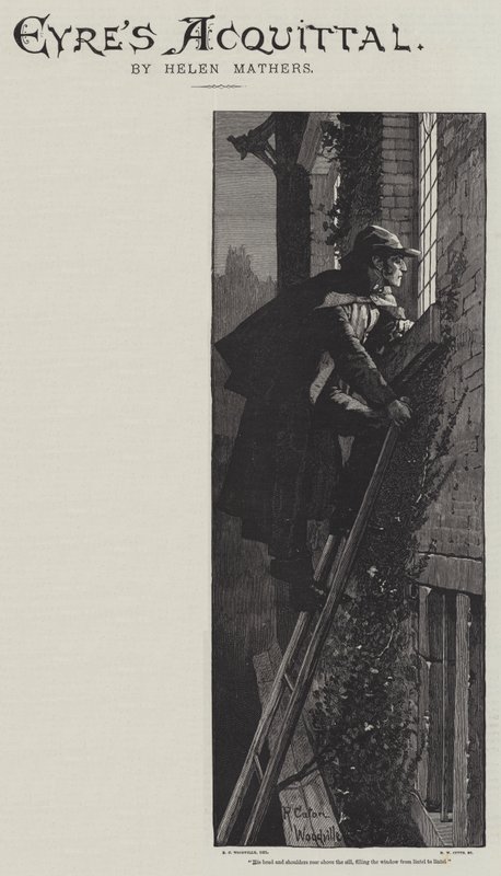 Eyrovo zproštění viny od Helen Mathersové od Richard Caton Woodville junior