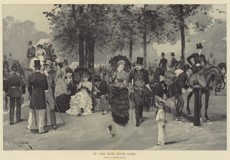 V řadě, Hyde Park od Richard Caton Woodville junior
