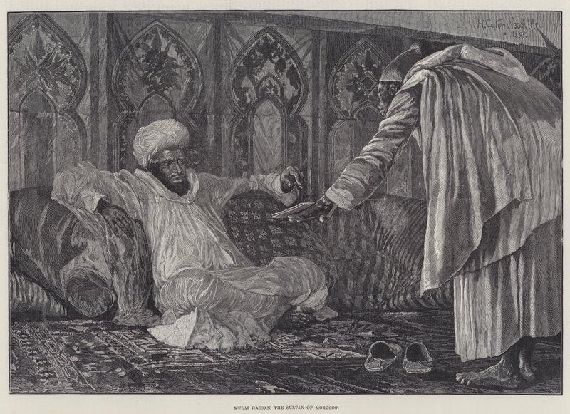 Od Hassana, marockého sultána od Richard Caton Woodville junior