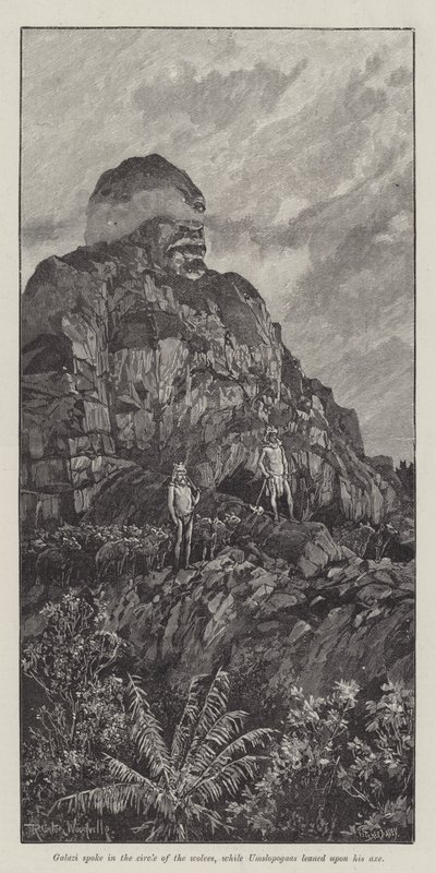 Nada the Lily, od H Rider Haggard od Richard Caton Woodville junior