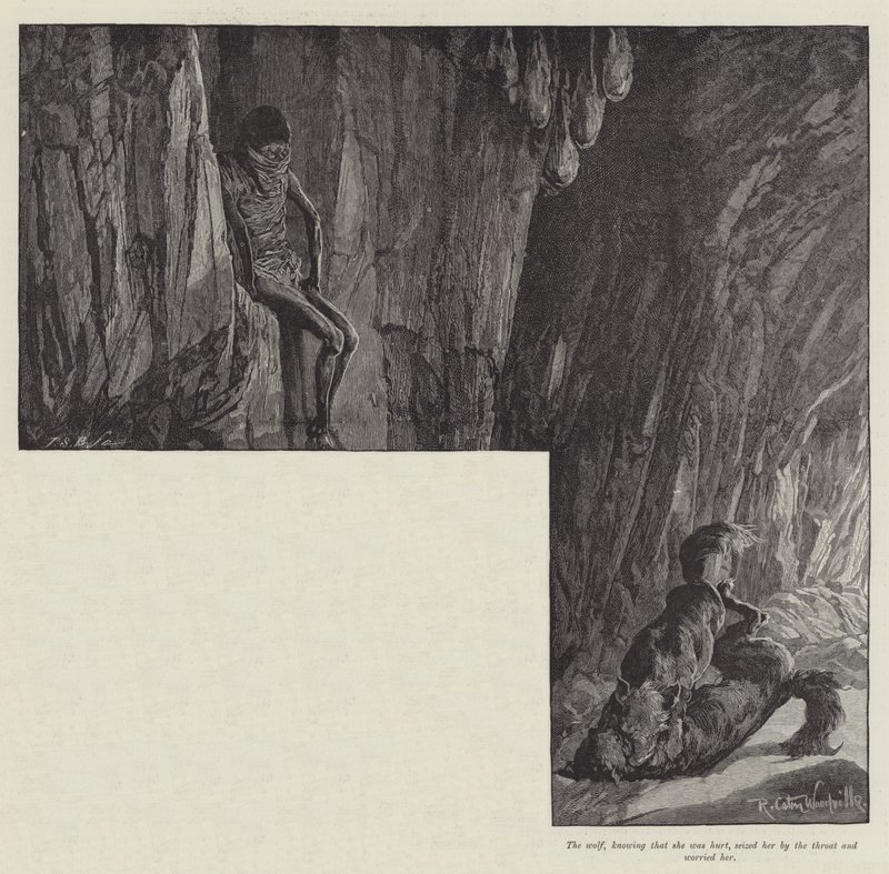 Nada the Lily, od H Rider Haggard od Richard Caton Woodville junior