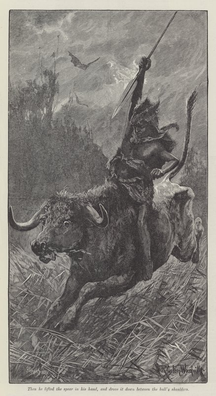 Nada the Lily, H Rider Haggard od Richard Caton Woodville junior