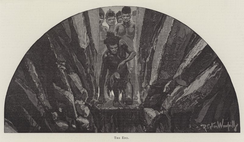 Nada the Lily, od H Rider Haggard od Richard Caton Woodville junior