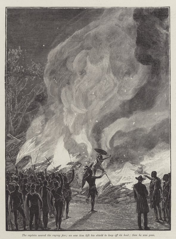 Nada the Lily, od H Rider Haggard od Richard Caton Woodville junior