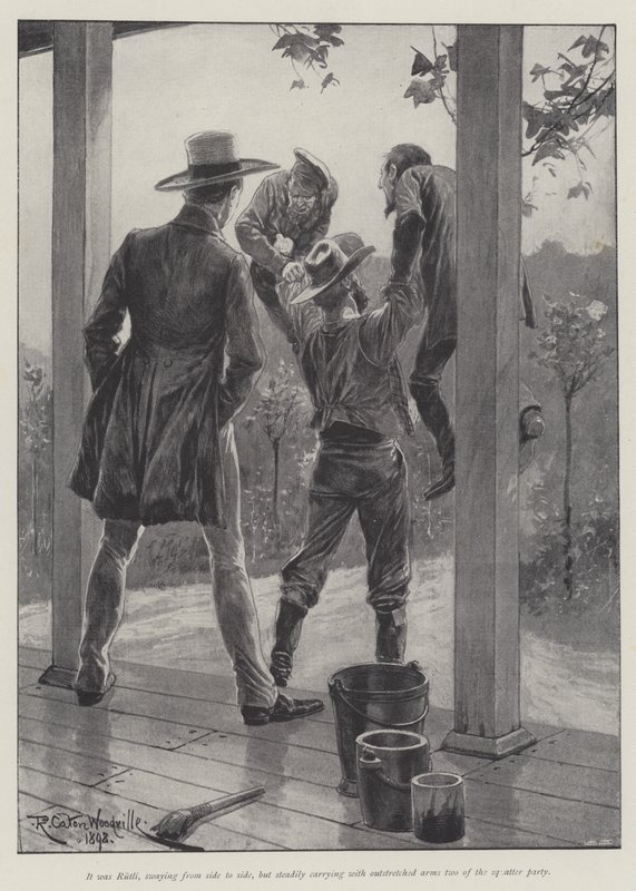 Muž a hora, Bret Harte od Richard Caton Woodville junior