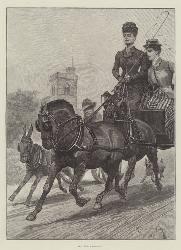 Královnina dálnice od Richard Caton Woodville junior