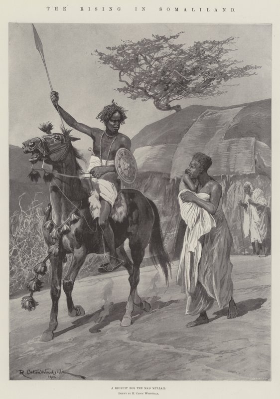 Povstání v Somalilandu od Richard Caton Woodville junior