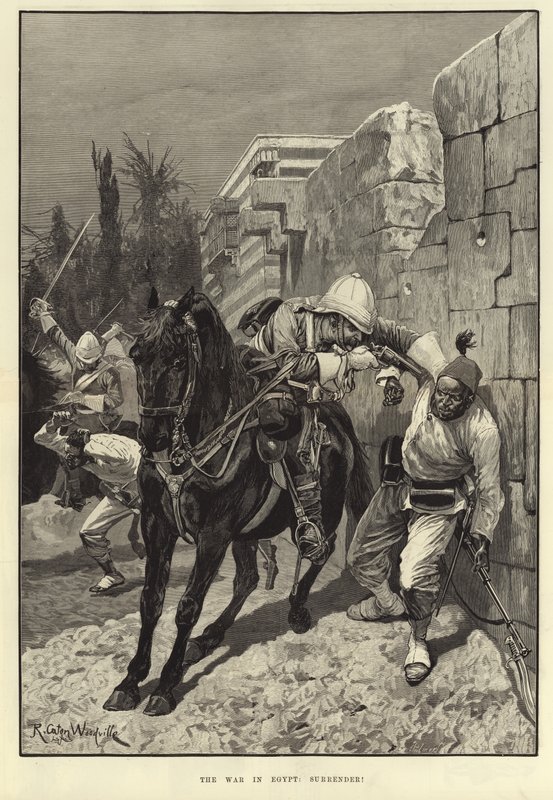 Válka v Egyptě: Vzdejte se! od Richard Caton Woodville junior