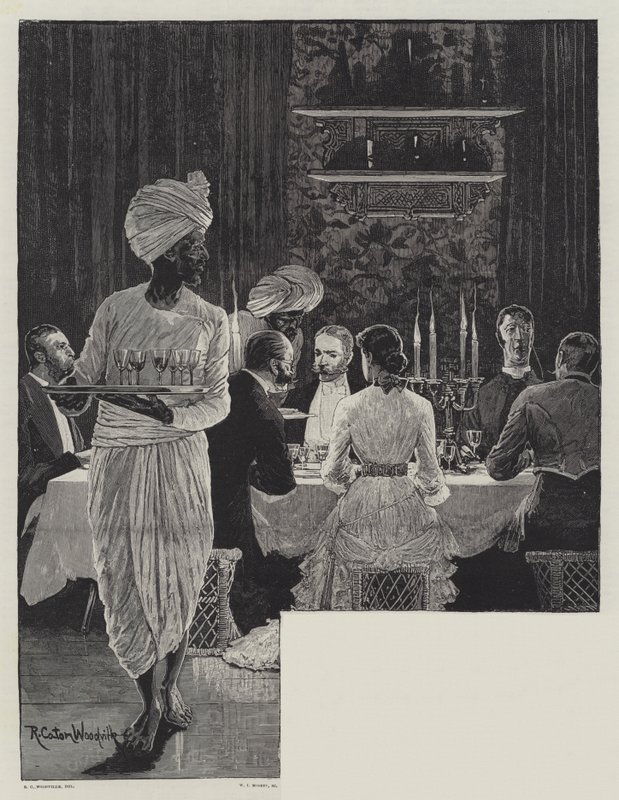 Byli manželé, Walter Besant a James Rice od Richard Caton Woodville junior