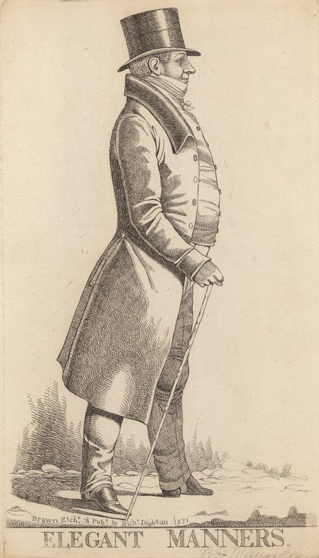 Charles Manners Sutton; 1. vikomt Canterbury; Elegantní způsoby od Richard Dighton