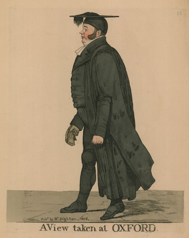 pan Smith; Pohled na Oxford od Richard Dighton