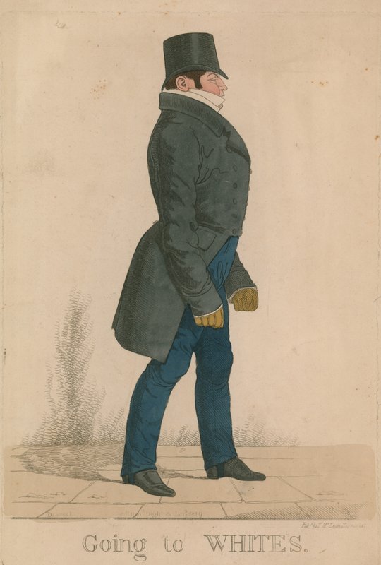 William Arden, 2. baron Alvanley; Jít k bílým od Richard Dighton