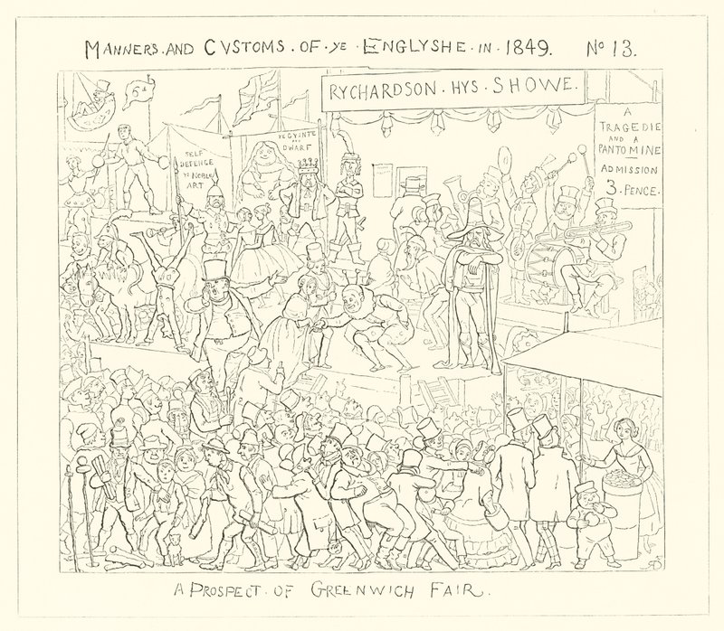1849, Vyhlídka na Greenwichský veletrh od Richard Doyle