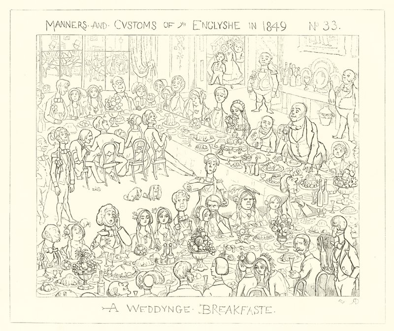 1849, Svatební snídaně od Richard Doyle