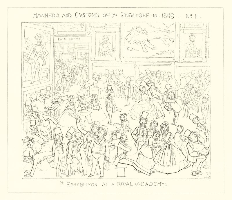 1849, výstava v Královské akademii od Richard Doyle