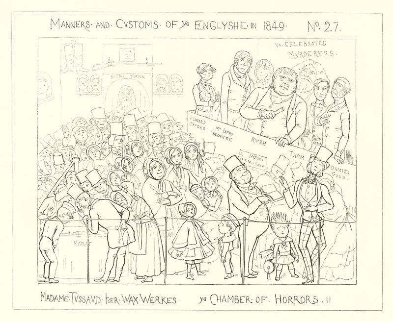 1849, Madame Tussauds Waxworks, The Chamber of Horrors od Richard Doyle