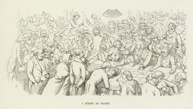 Scéna v Badenu od Richard Doyle