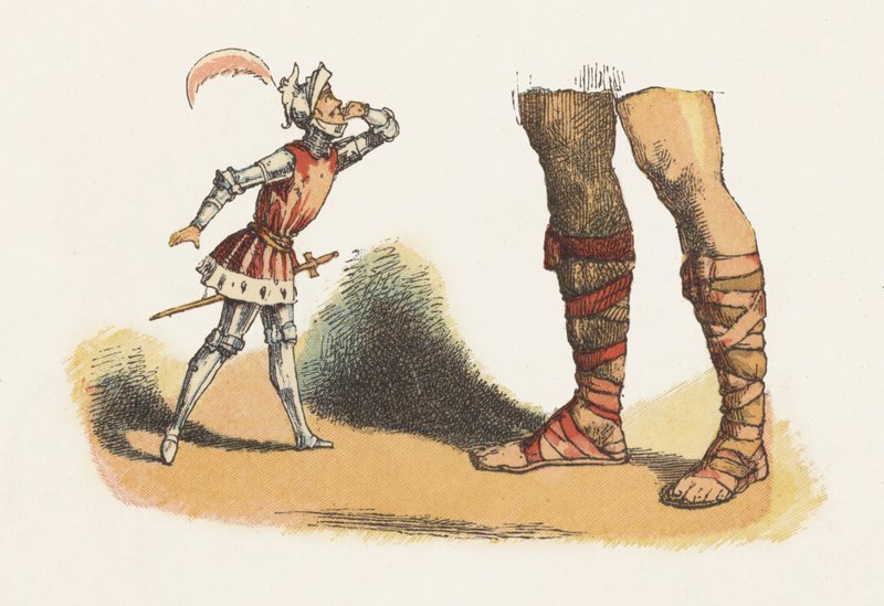 Ilustrace pro Jack The Giant Killer (barevné lito) od Richard Doyle