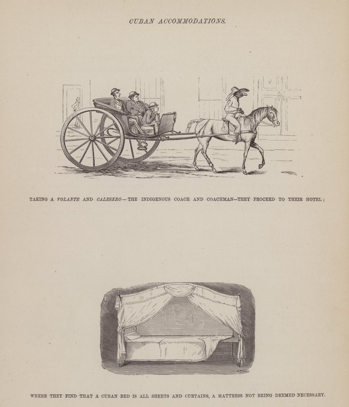 Stránka z The American Tour of pánů Brown, Jones a Robinson (rytina) od Richard Doyle