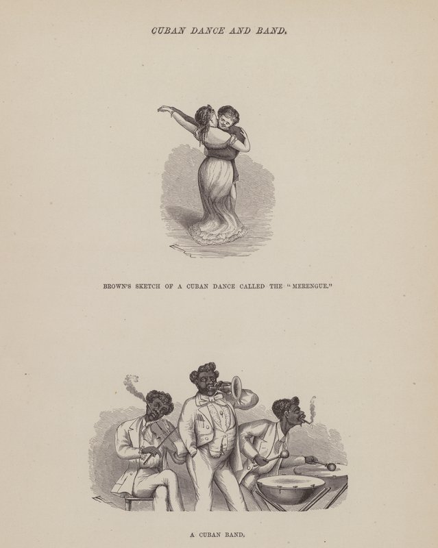 Stránka z The American Tour of pánů Brown, Jones a Robinson (rytina) od Richard Doyle