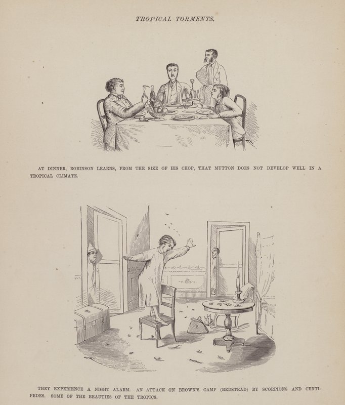 Stránka z The American Tour of pánů Brown, Jones a Robinson (rytina) od Richard Doyle