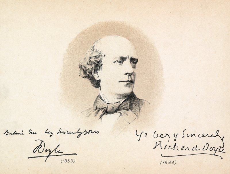 Portrét Richarda Doyla od Richard Doyle