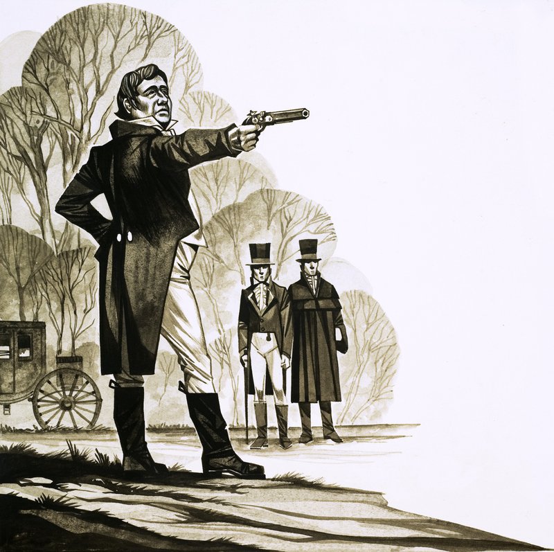 Gruzínský gentleman v souboji s pistolí od Richard Hook