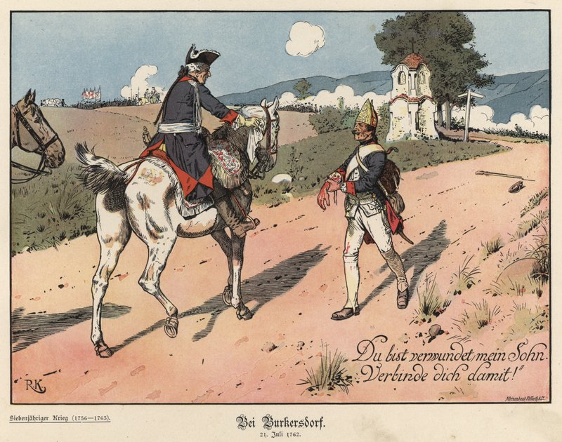 Fridricha Velikého z Pruska v Burkersdorfu od Richard Knoetel