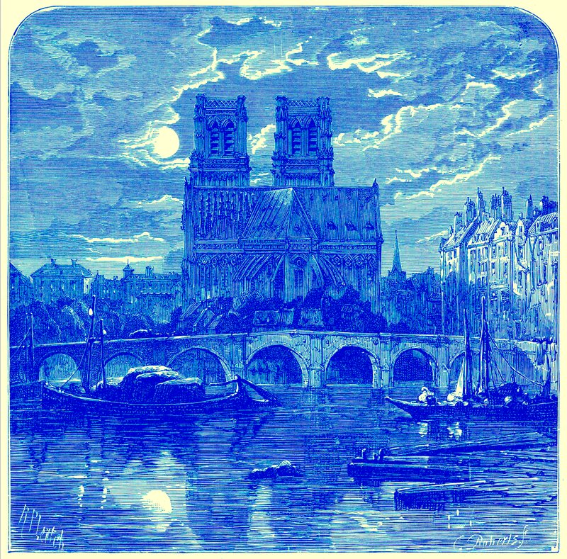 Katedrála Notre Dame, ilustrace z 
