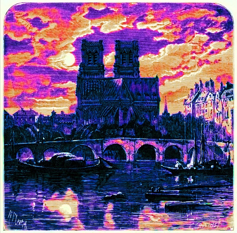 Katedrála Notre Dame, ilustrace z 
