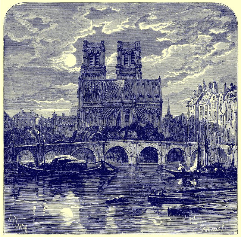 Katedrála Notre Dame, ilustrace z 