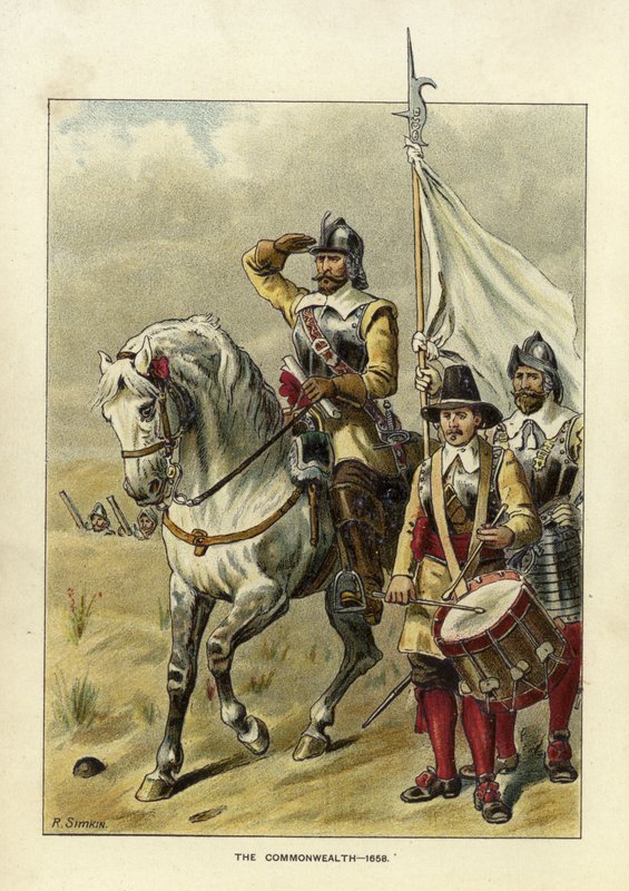 Epochy britské armády - Commonwealth od Richard Simkin