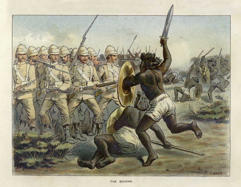 Epochy britské armády - Soudan od Richard Simkin