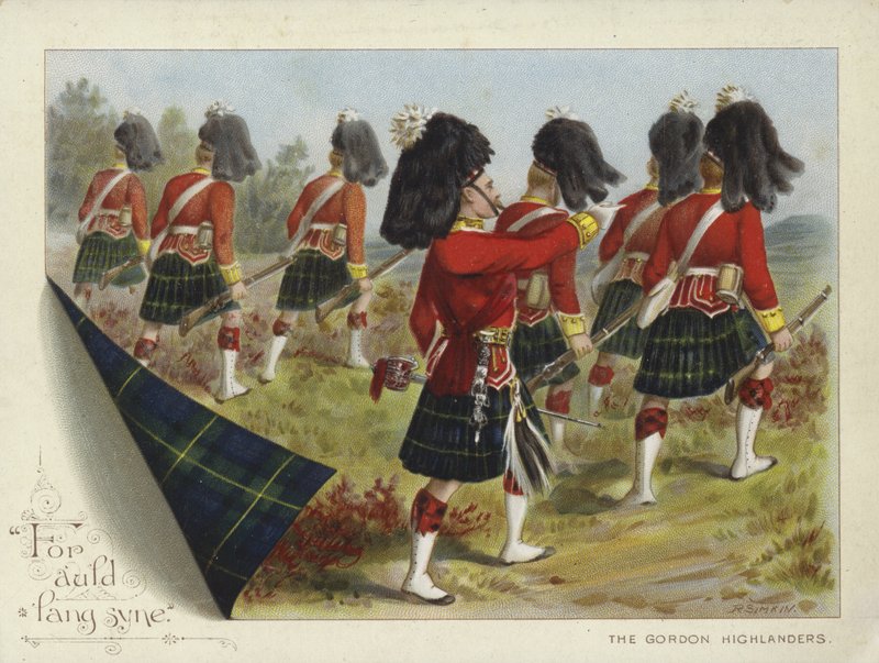 Gordon Highlanders (chromolitho) od Richard Simkin