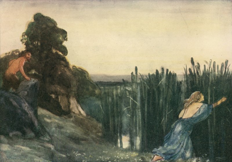 Pan udělal po rychlosti Syrinx od Robert Anning Bell