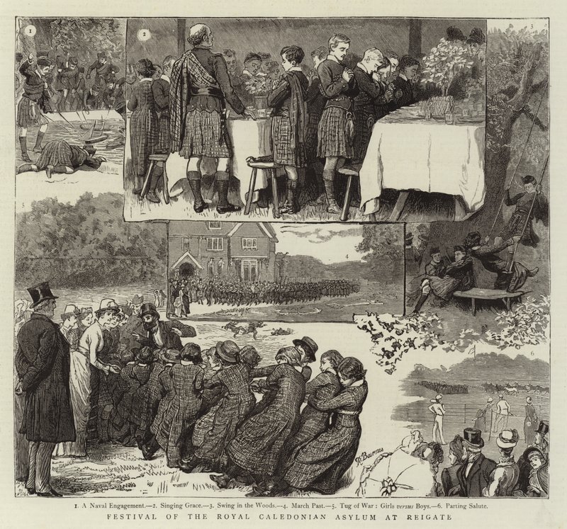Festival královského kaledonského azylu v Reigate od Robert Barnes
