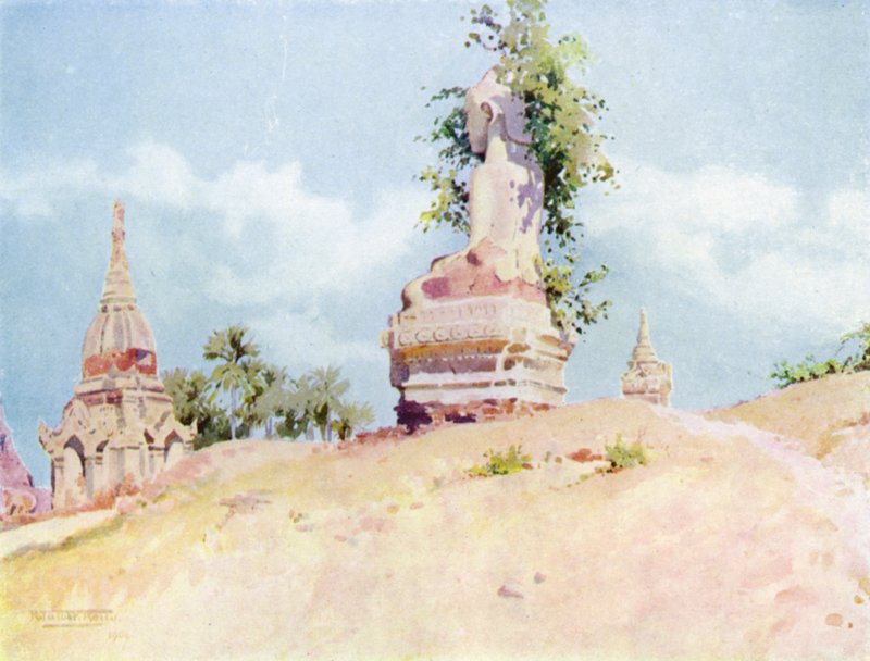 Buddha poblíž Pagan od Robert George Talbot Kelly