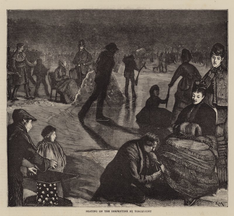 Bruslení na Serpentine by Torchlight od Robert Walker Macbeth