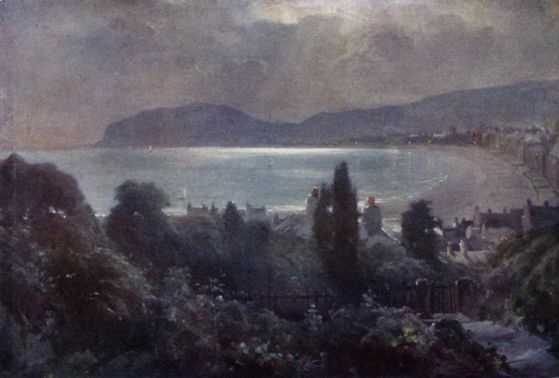 Nocturne, Llandudno Bay (barevné lito) od Robert (after) Fowler