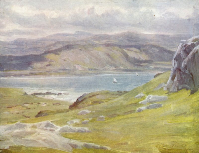 Pohled z hlavy Velkého Orma (barevné lito) od Robert (after) Fowler