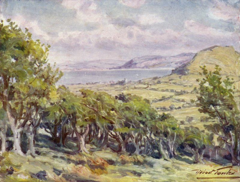 Poblíž Colwyn Bay (barevné litho) od Robert (after) Fowler