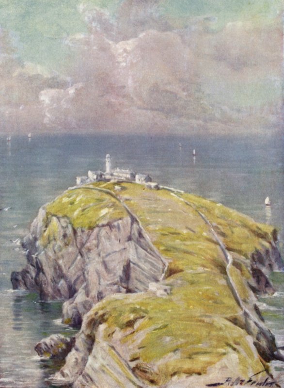 The Stack, Holyhead (barva lito) od Robert (after) Fowler
