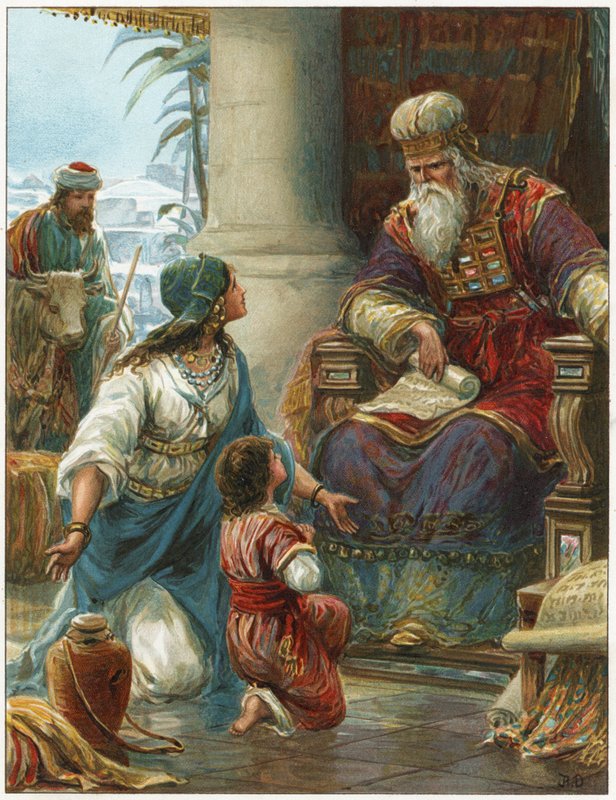 Hannah přivádí Samuela k Eli od Robert Ambrose Dudley