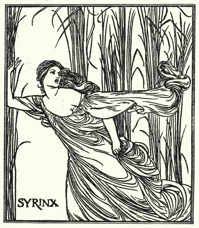 Ilustrace k básním od Johna Keatse (litho) od Robert Anning Bell