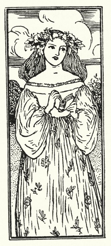 Ilustrace k básním od Johna Keatse (litho) od Robert Anning Bell